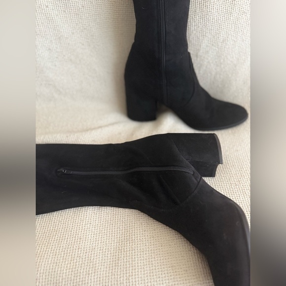 Unisa Black Over the Knee Boots - Picture 2 of 3